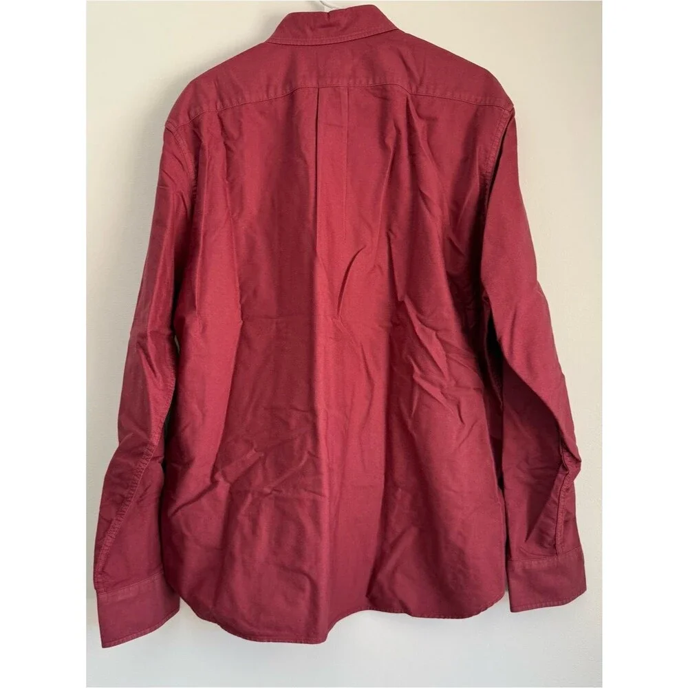 NWT J. Crew Slim Untucked Broken-in Organic Cotton Oxford Shirt Size XL